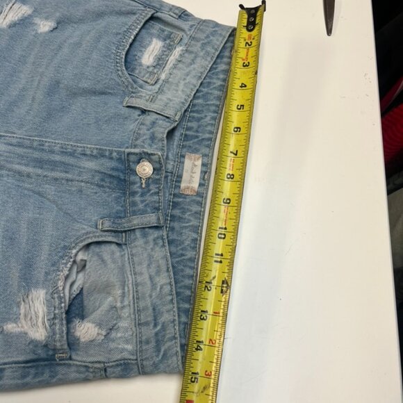 Altar'd State Wide Leg Ripped Baggy Jeans Light Wash - Picture 4 of 4